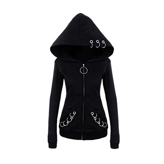 Witchcraft-Punk-Gothic-Zip-up-Hoodie-O-Ring-Eyelt-Long-Sleeve-Coat-Jacket-Sweatshirt-Women