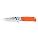 Ganzo G7522 Folding Bowie Hunting Pocket EDC Handle Knife (Orange)