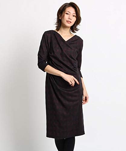 Amazon クード シャンス Coup De Chance 変わりグレンドレープワンピース 36 S ボルドー 264 ワンピース チュニック 通販