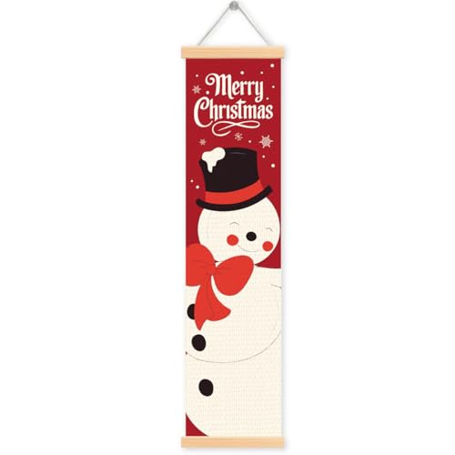 Christmas Porch Decoration Merry Christmas Canvas