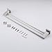 KES Towel Bar, Towel Rod with Double Rail 23 Inch Brushed Bathroom Shelf SUS 304 Stainless Steel Wall Mount Rack Contemporary Style, A2401-2