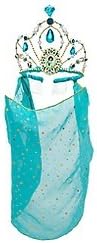 Disney Store Princess Jasmine Tiara Crown with Veil Halloween Costume Accessory