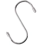 Rivexy 20 S Hook Pack, Silver Alloy Steel, S Hooks