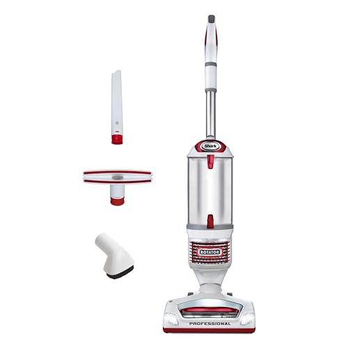 Shark Rotator Lift-Away Upright Vacuum with HEPA Filter, White/Red, NV501