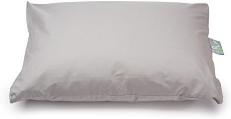 Pillow Cover Case for Dual Neck and Back Sleep Yoga Posture Pillow - Hypoallergenic, Machine Washable - Gray 2PK by Sleep Yoga