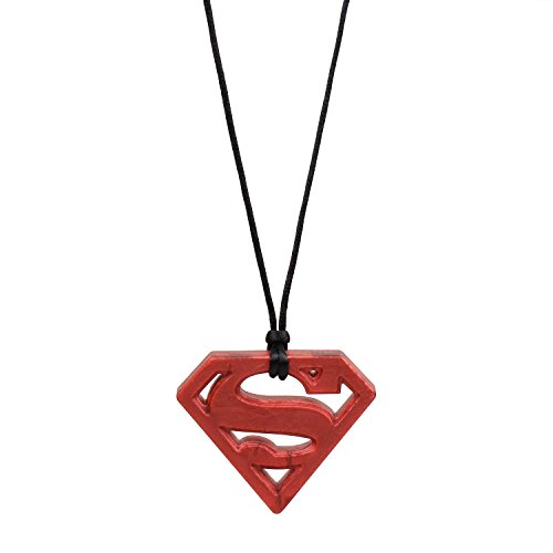 Bumkins dc comics silicone teething pendant necklace, s…