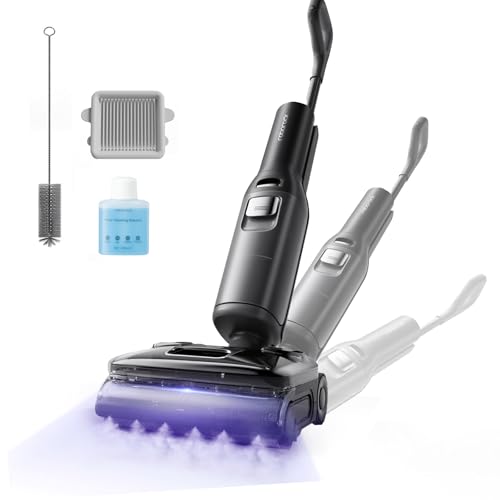 roborock F25 Ultra Wet Dry Vacuum Cleaner 22000Pa,Working 75 min,302°F Steam Mop & 187°F High Temperature Cordless Vacuum Mop with Blue Light,194°F Self-Cleaning,180° Lay-Flat,AI Assitant Wheels