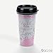 Fun Express Set of 6 Pieces DIY Travel Coffee Mugs, Holds 16 oz, BPA Free Plastic, Crafts for Kids and Gifts, Clear and Black