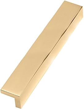 Alno A960 8 Pb Tab Pulls Modern Pulls Polished Brass Cabinet And