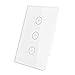 Smart WiFi Dimmer Light Switch, Glass Touch Panel Wireless Remote Control Anywhere Compatible with Alexa and Google Assistant Timing Function No Hub Required, work with Smart Life app