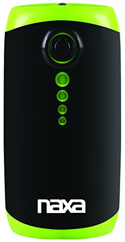 NAXA Electronics NAP-20 Canteen-4000, 5,600mAh, A Full-Size USB Input, Built-in LED Flashlight Portable Power Pack