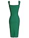 MUXXN Women's Sleeveless Vintage Strap Slim Cut Pencil Dress