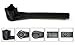 JSP Manufacturing 1 Pack Black Gas and Bung Wrench Non Sparking Solid Drum Bung Nut Wrench