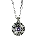 Celtic Knot & Purple Stone Diffuser Pendant 24