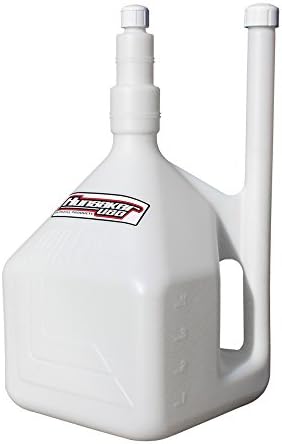 HUNSAKER USA 3005-1: 5 Gallon WHITE QuikFill Fuel Jug, Racing Gas Can, Jerry Jug, Water Jug