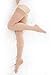 BriteLeafs Thigh High Compression Stockings Firm Support 20-30 mmHg, Stay-Up Lace Top, Silicone Band, Profssional Grade Graduated Compression - Beige, Medium, Closed Toe