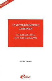 La  vente d'immeuble à rénover