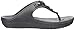crocs Women's Sloane Crystal Flip Flop, Black, 8 M US