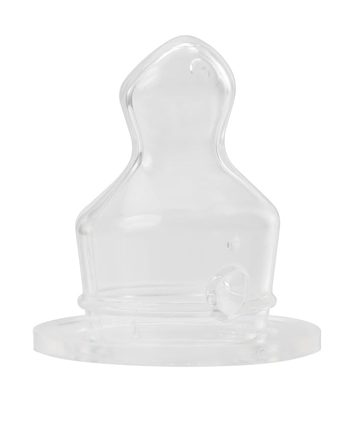 babynova Orthodontic Silicone Teat for Standard Neck Baby Bottles - Teat with Anti-Colic Technology - BPA-Free - Made in Germany - Size S (Slow Flow for Tea)