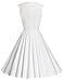 MUXXN Women's 50s 60s Vintage Sexy V-neck Swing Dress