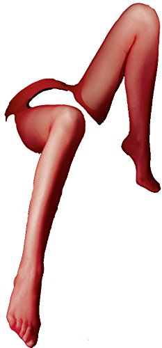 Sex-Strumpfhose ouvert feurig Rot - Gr. L/XL