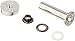 Dritz 730-33-T 2-Part Eyelets Kit with Tools, Gunmetal, 1/4-Inch 15-Count