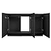 PeetsPets Durable Wood Aquarium Stand with Storage, Up to 29, 40, 55 gal. (55 Gallon, Black Gloss)thumb 2