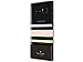 kate spade new york Protective Hardshell Case for Samsung Galaxy Note 8 - Charlotte Stripe Black/Cream/Blush/Gold Foil