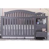 sorelle finley crib & changer in weathered grey