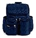 Diaper Backpack By Wallaroo - with Stroller Straps, Wet Diaper Bag and Changing Pad – For Women and Men - 25 Liters (MEDIUM) - BLUE