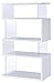 Coaster Home Furnishings Emelle 63-inch 4-Shelf Glass Panel Bookshelf White 800300