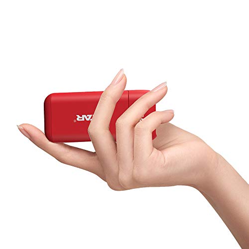 Fast 18650 Battery Charger XTAR PB2 USB Apply to 3.6V/3.7V Unprotected 18650 Batteries DIY Output for Phones Pads(Batteries NOT Included) (Red)