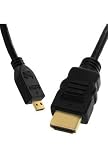 Micro HDMI (Type D) to HDMI (Type A) Cable- 6 Feet