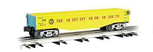 Bachmann Industries Ringling Bros. and  Barnum & Bailey Gondola 120 O Scale Train