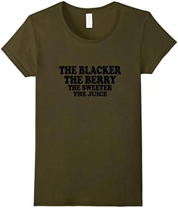 Women's Melanin T-Shirt Large Olive