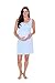 Baby Be Mine Maternity Nursing Nightgown - Sleeveless (Medium pre pregnancy 8-10, Nicole)