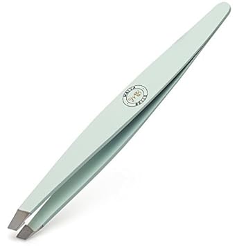 Precision Eyebrow Tweezers Perfectly Aligned Slant Tip Premium
