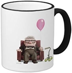 Carl from the Disney Pixar UP Movie Ringer Coffee Mug. by JiuenLy