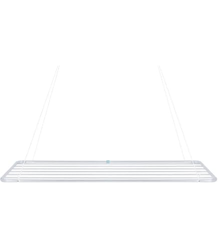 Varal De Teto Someway Alumínio 120cm - Com Carretilha