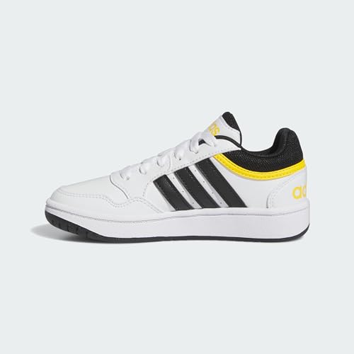 adidas Unisex Kinder Hoops Shoes, Cloud White/Core Black/Bold Gold, 30 1/2 EU thumbnail 2