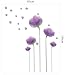 Wall Decals – Wall Décor – Flower Wall Decals – Flower Wall Stickers - Flower Decals – Wall Stickers – Purple Wall Decals – Purple Flower Wall Decals - Purple Flower Stickers
