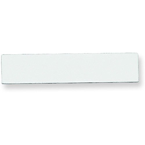 14K White Gold Rectangle Stamping Disc 0.032