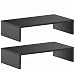 FITUEYES Computer Monitor Riser Stand Clamp Desktop Stand Workspace Organizer 2-Pack DT104202WB