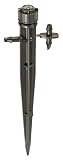 Rain Bird MUF-SPK4S Drip Irrigation Micro-Umbrella Bubbler on Stake, 360° Full Circle Pattern, 0 - 3' Spray Distance, 4-Pack