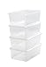 IRIS 13.5 Quart Modular Storage Box, 16 Pack, Clear