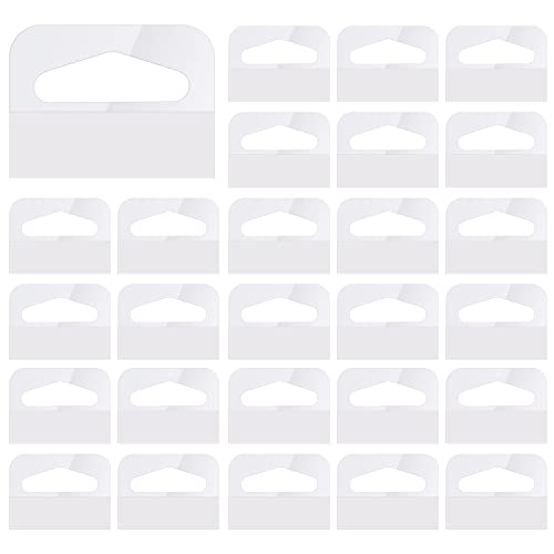 200pcs Retail Display Tags, 1.6"x1.2" Clear Slot