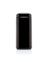 Kitchen: Infinity Jars 1 Liter (34 fl oz) Tall Extra Large Black Ultraviolet Glass Wide Mouth Screw Top Jar - Infinity Jars