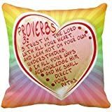 Proverbs 3 5 6 Trust In The Lord W All Your Heart Throw R3dc74fcd17d34e1d923c212f7cb720bf I5fqz 8byvr Pillow Case 18" * 18"
