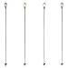 kilofly Rhinestone Party Stir Swizzle Stick Value Pack, Set of 4