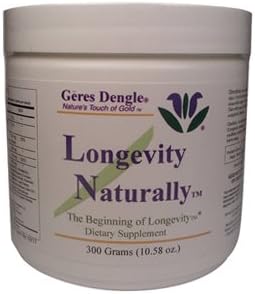 Geres Dengle® Longevity Naturally(™) Natural Caffeine-Free Energy. Anti-Aging Powder Mix. 300 Grams (3)